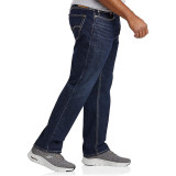 Чоловічі джинси Levi's 559 Nail Loop Knot темно-синього кольору на моделі