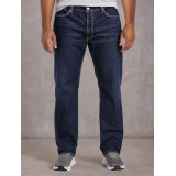 Чоловічі джинси Levi's 559 Nail Loop Knot темно-синього кольору на моделі