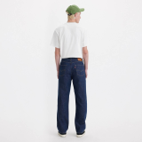Outfit with Levi's 568 Loose Linen+ Denim Jeans Big Cap Lightweight Dark Wash on summer walk 2026