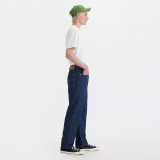 Outfit with Levi's 568 Loose Linen+ Denim Jeans Big Cap Lightweight Dark Wash on summer walk 2026