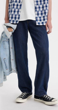 Джинсы Levi's 568™ Loose Linen+ Denim Men's Jeans Big Cap Lightweight Dark Wash