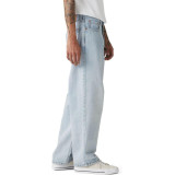 Чоловічі джинси Levi's 578 Baggy Fit у кольорі Bag Secured з oversize футболкою та кросівками