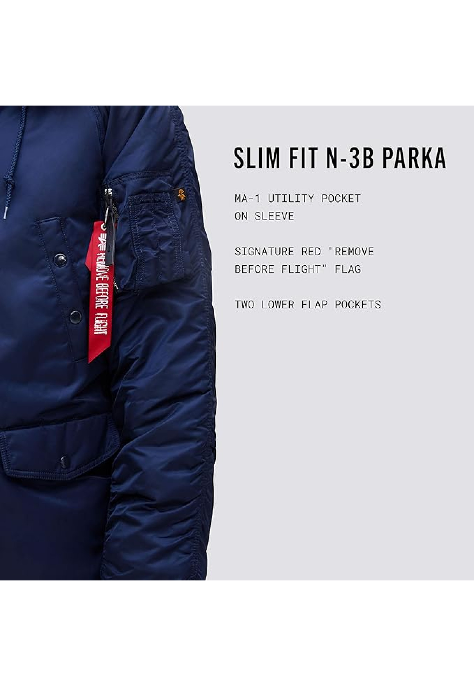 Мужская куртка Alpha Industries Men's Slim Fit N-3b Parka