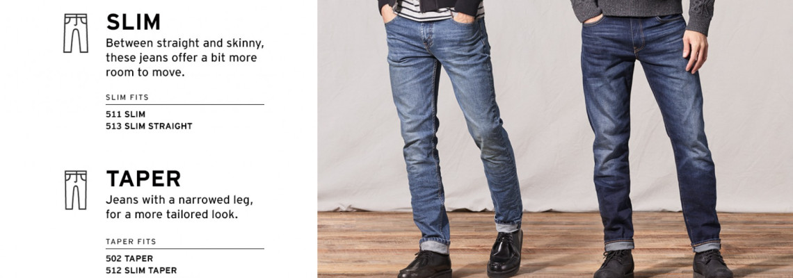 Джинсы Slim, Regular, Taper — как отличить и выбрать?