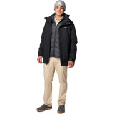 Outfit with Columbia Abiqua Falls Interchange 3-in-1 Jacket Black and jeans for active 2026 style