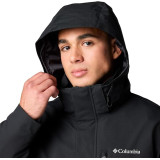 Outfit with Columbia Abiqua Falls Interchange 3-in-1 Jacket Black and jeans for active 2026 style