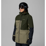 Outfit with Columbia Coreshot Ski Jacket Stone Green on the slopes 2026