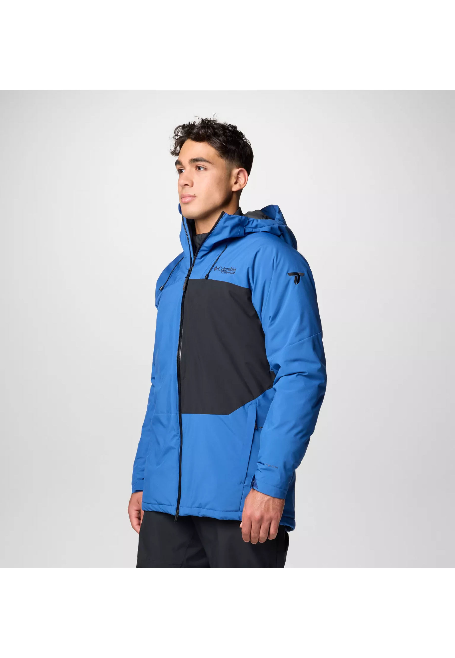 Образ с курткой Columbia Winter District III Mountain Blue Black для лыж 2025