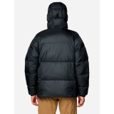 Образ с курткой Columbia Pike Lake II Hooded Jacket 2024 Black на зимней прогулке 