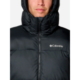 Образ с курткой Columbia Pike Lake II Hooded Jacket 2024 Black на зимней прогулке 