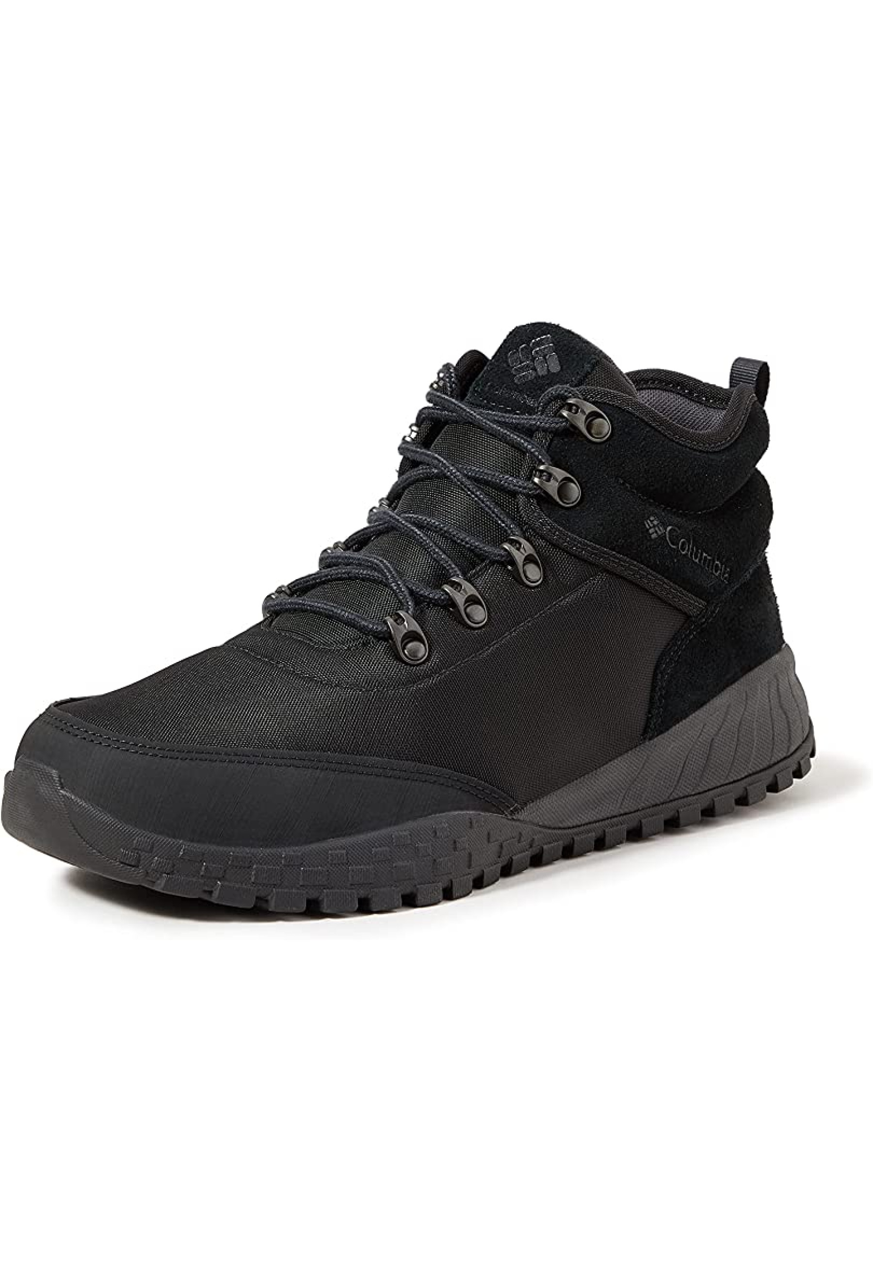 Чоловічі трекінгові черевики Columbia Fairbanks Mid Black Shark у поході 2026