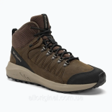 Outfit with Columbia Trailstorm Mid Waterproof Hiking Shoes Cordovan/Black and jeans for 2025 hiking