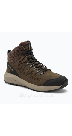 Черевики Columbia Men's Trailstorm Mid Waterproof Hiking Shoes Cordovan/Black