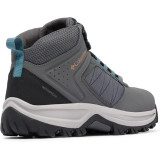 Образ з трекінговими черевиками Columbia Transverse Waterproof Dark Grey/Cloudburst та джинсами 2025