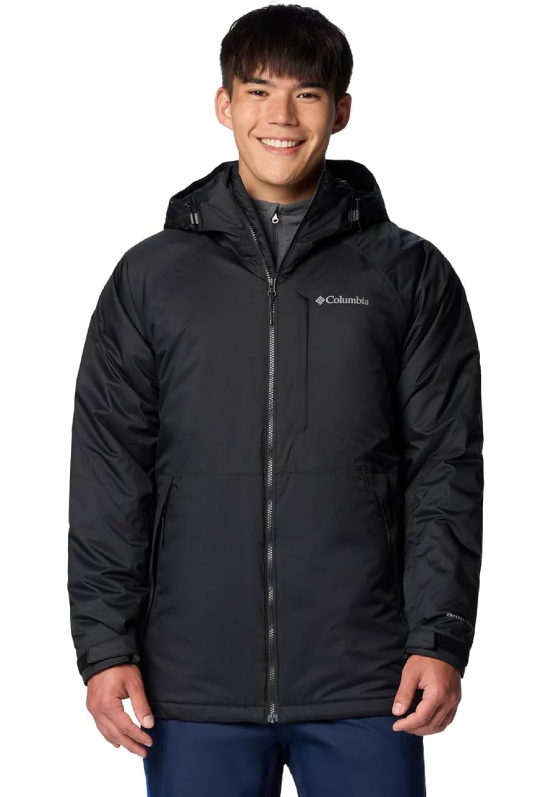 Образ з курткою Columbia Snowy Summit Jacket Dark на сніговій стежці Карпат 2026