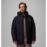 Outfit with Columbia Street Heights Waterproof Down Parka Black on winter walk 2026