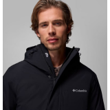 Outfit with Columbia Street Heights Waterproof Down Parka Black on winter walk 2026