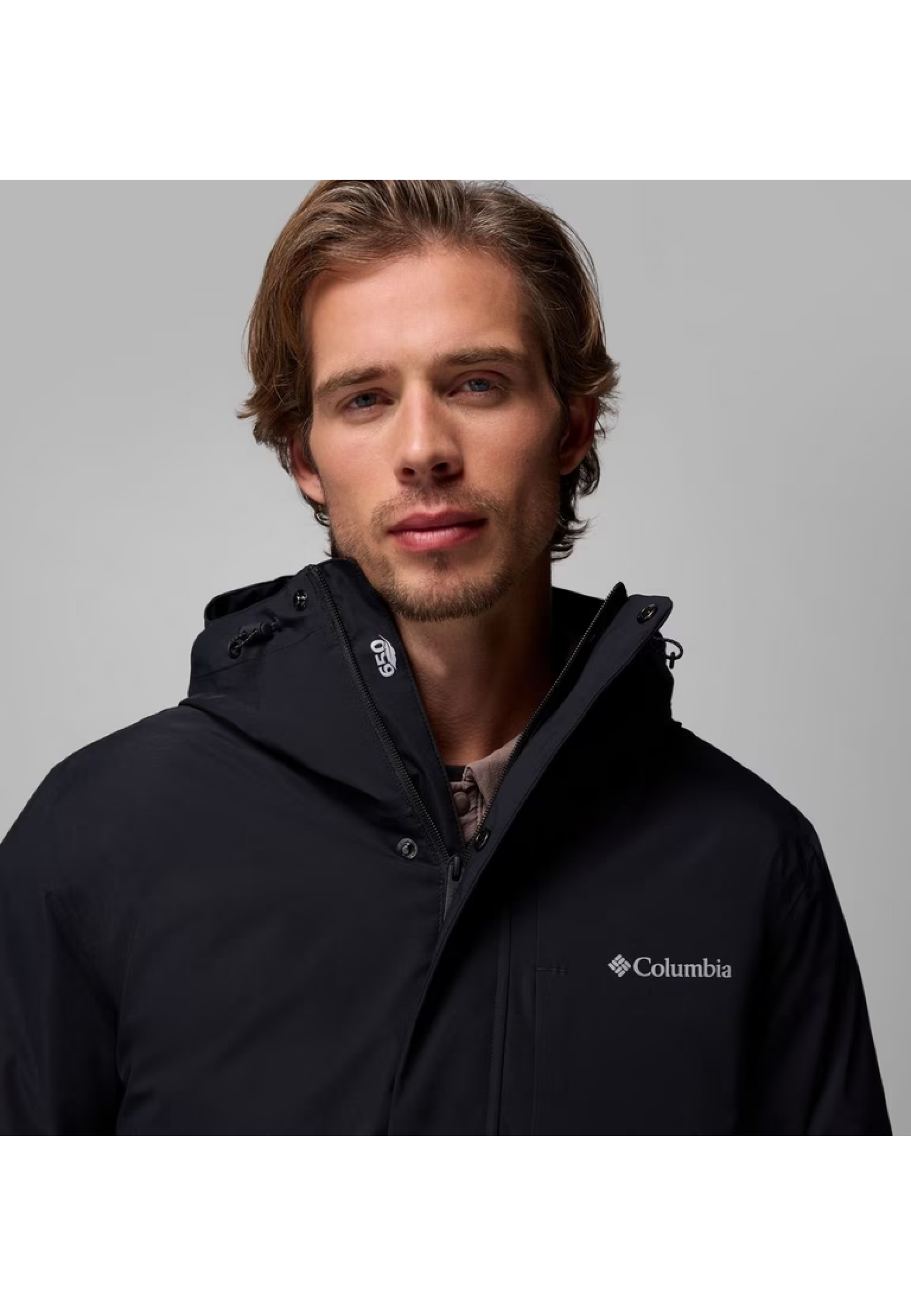Outfit with Columbia Street Heights Waterproof Down Parka Black on winter walk 2026