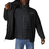 Образ з курткою Columbia Wallowa Park Interchange 3-in-1 Black та джинсами для активного стилю 2026