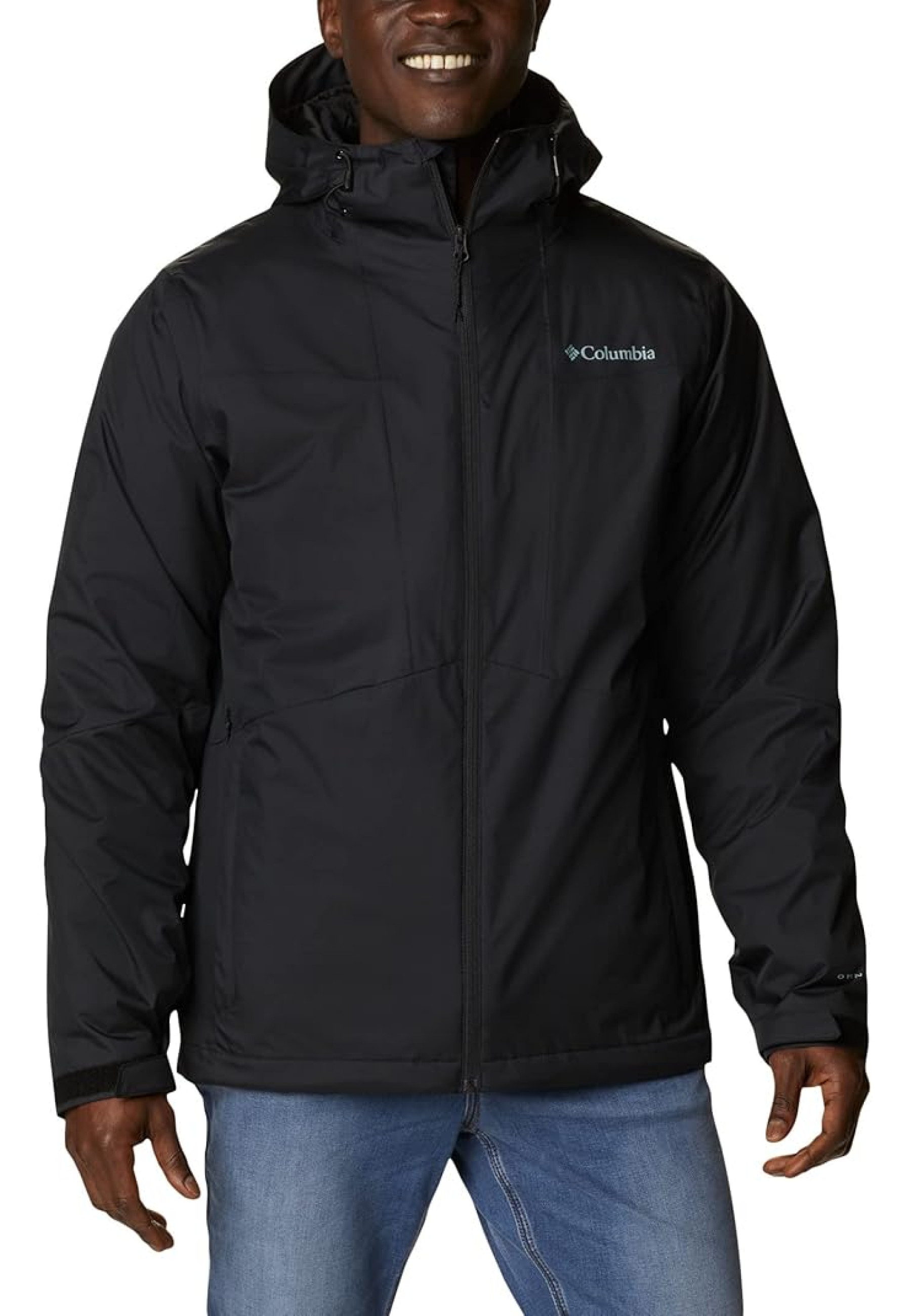 Образ з курткою Columbia Wallowa Park Interchange 3-in-1 Black та джинсами для активного стилю 2026