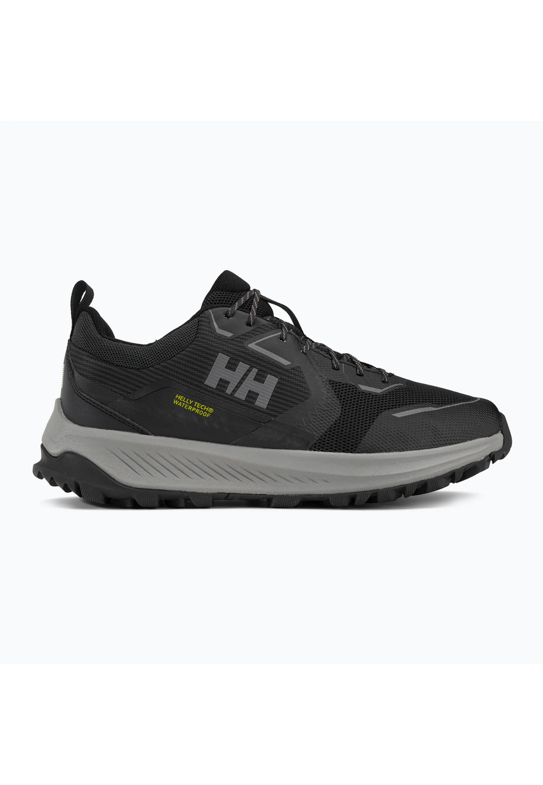 Чоловічі трекінгові черевики Helly Hansen GOBI 2 Waterproof HT Black/Sweet на гірській стежці