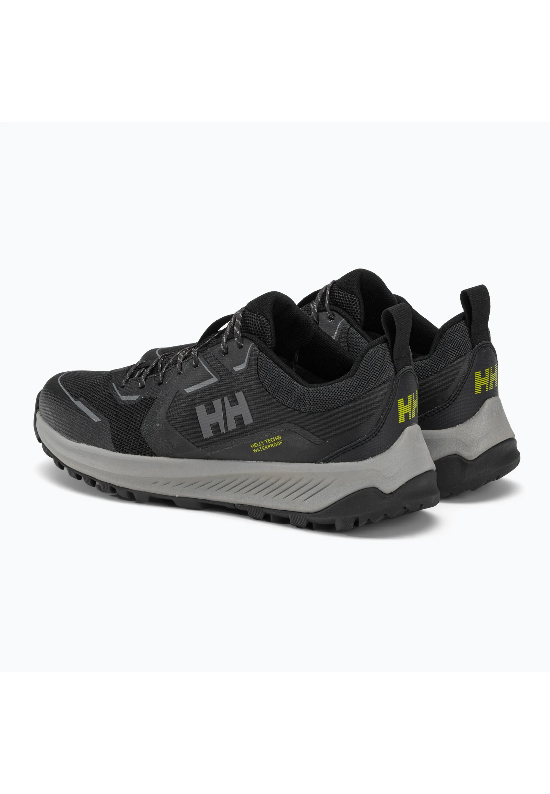 Чоловічі трекінгові черевики Helly Hansen GOBI 2 Waterproof HT Black/Sweet на гірській стежці