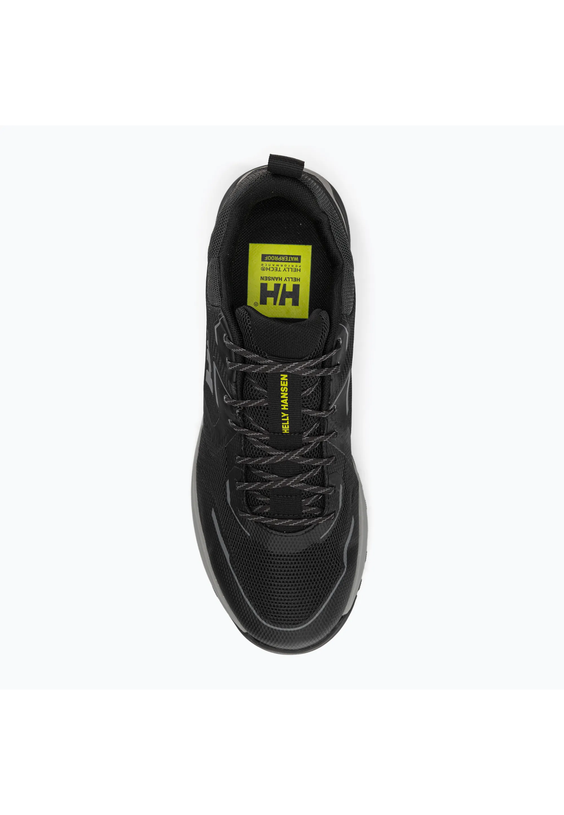 Чоловічі трекінгові черевики Helly Hansen GOBI 2 Waterproof HT Black/Sweet на гірській стежці
