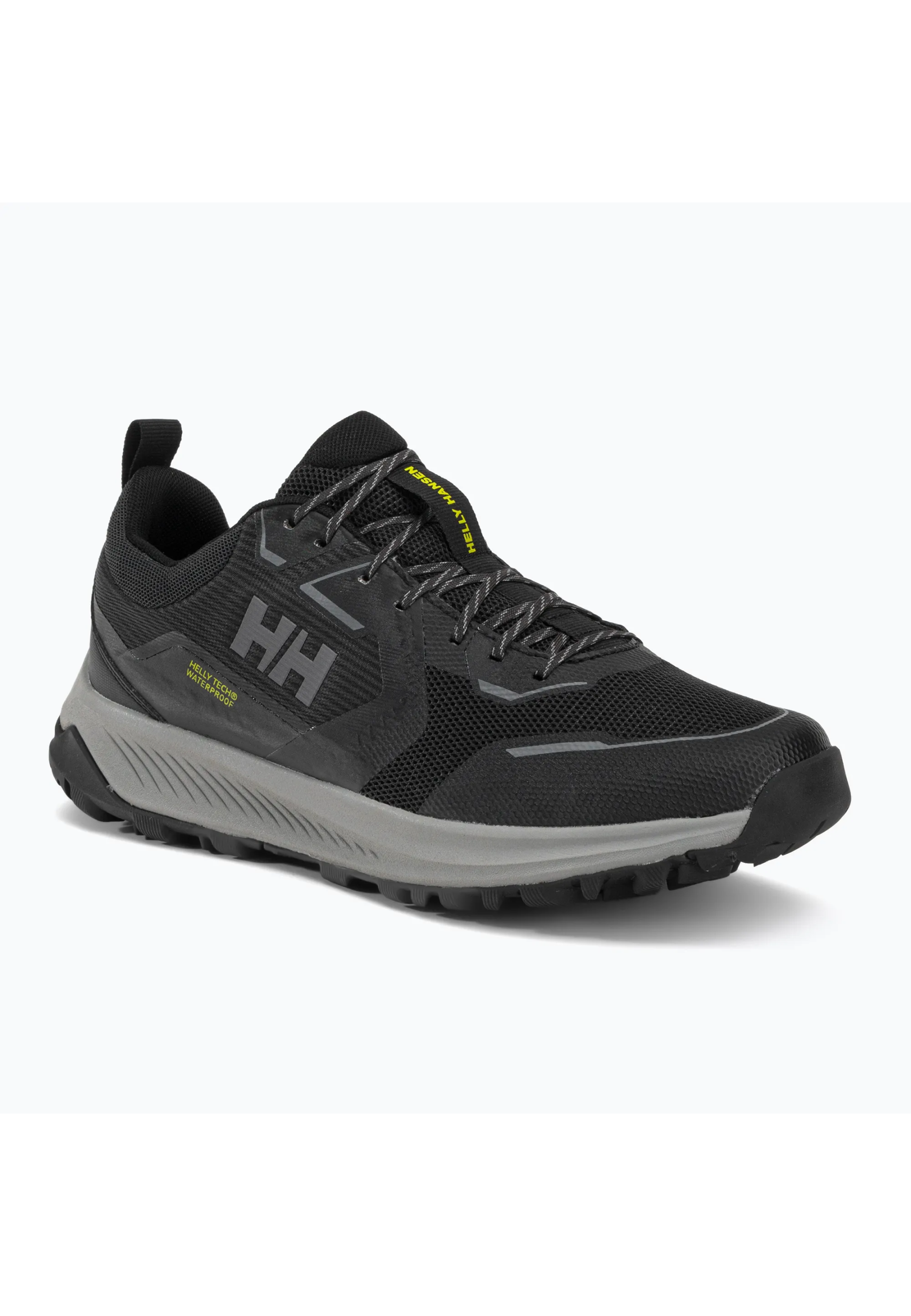 Чоловічі трекінгові черевики Helly Hansen GOBI 2 Waterproof HT Black/Sweet на гірській стежці