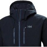Чоловіча куртка Helly Hansen Juniper 3.0 Navy у зимовому образі на снігу