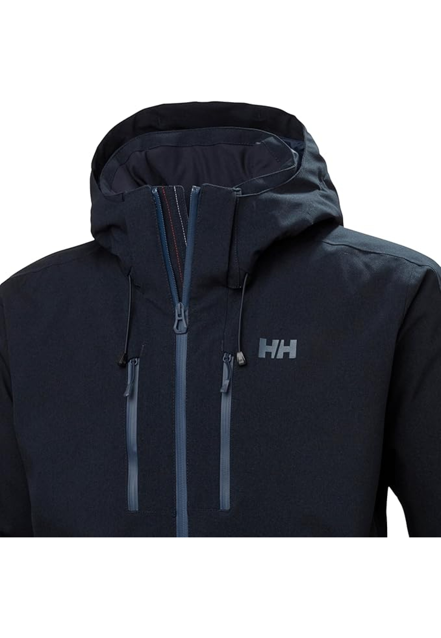 Чоловіча куртка Helly Hansen Juniper 3.0 Navy у зимовому образі на снігу