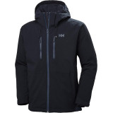 Чоловіча куртка Helly Hansen Juniper 3.0 Navy у зимовому образі на снігу