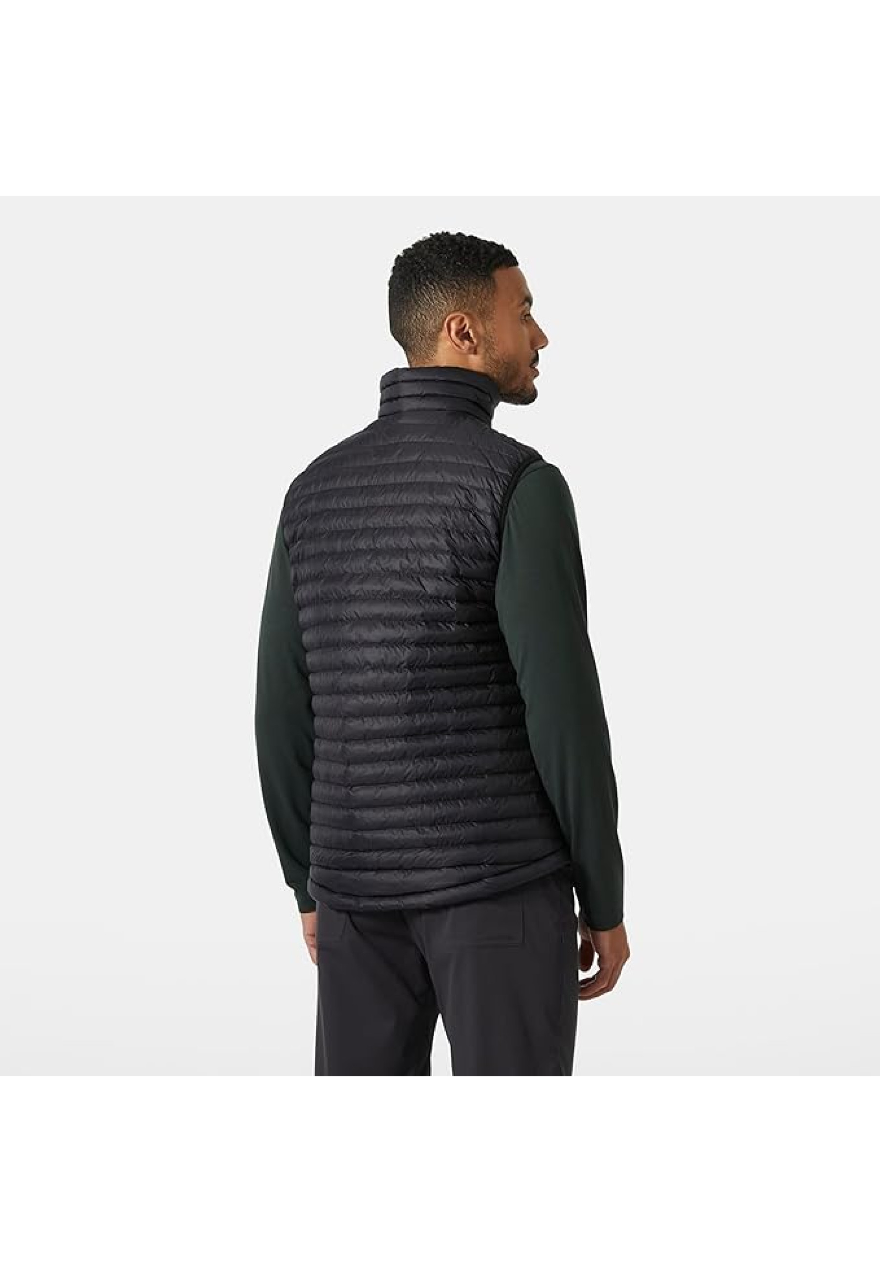 Outfit with Helly Hansen Sirdal Insulated Vest Black and jacket for outdoor style 2026