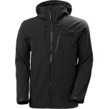Outfit with Helly Hansen Odin Mountain Softshell Jacket Black in mountains with jeans 2025