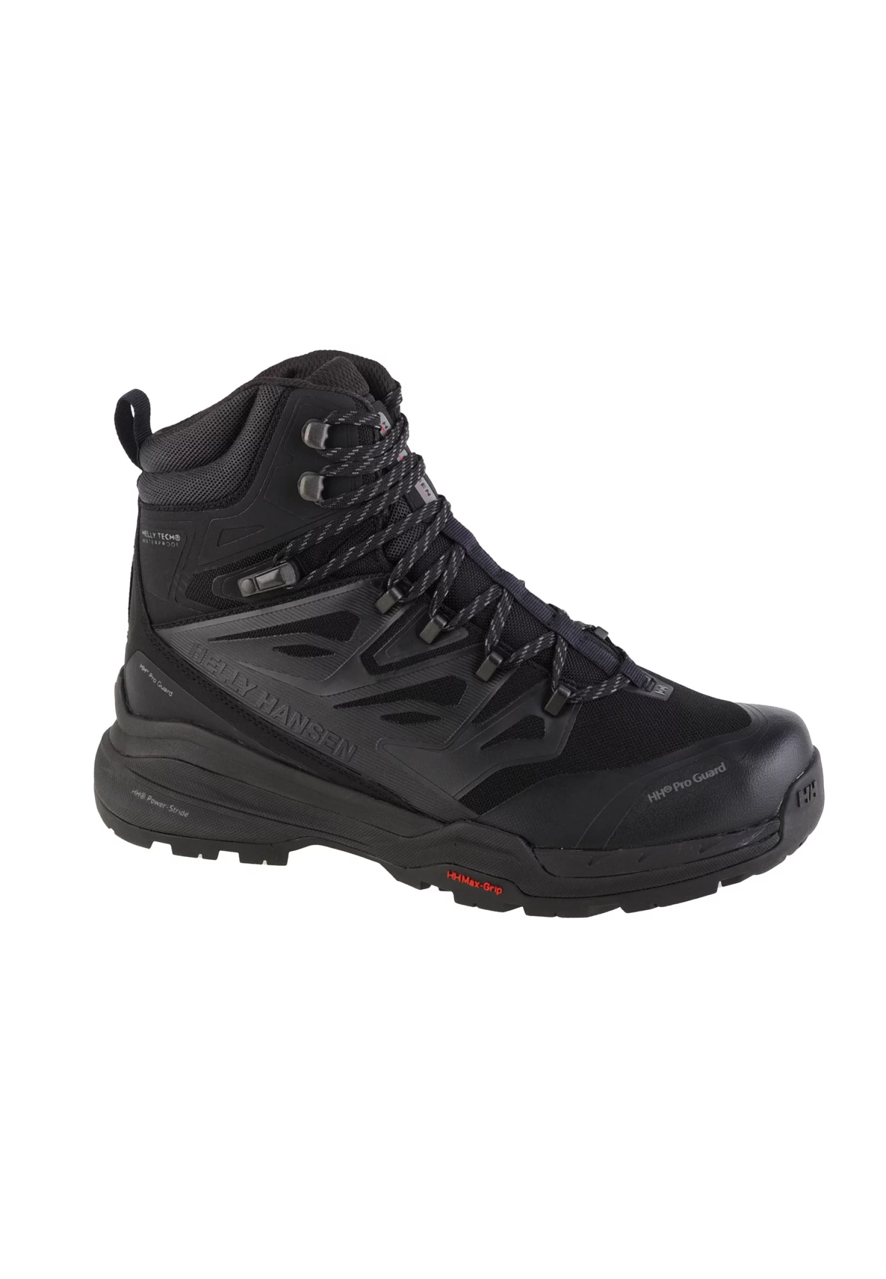 Образ с ботинками Helly Hansen Traverse Helly Tech Waterproof Hiking Boots Black и джинсами для активного стиля 2026
