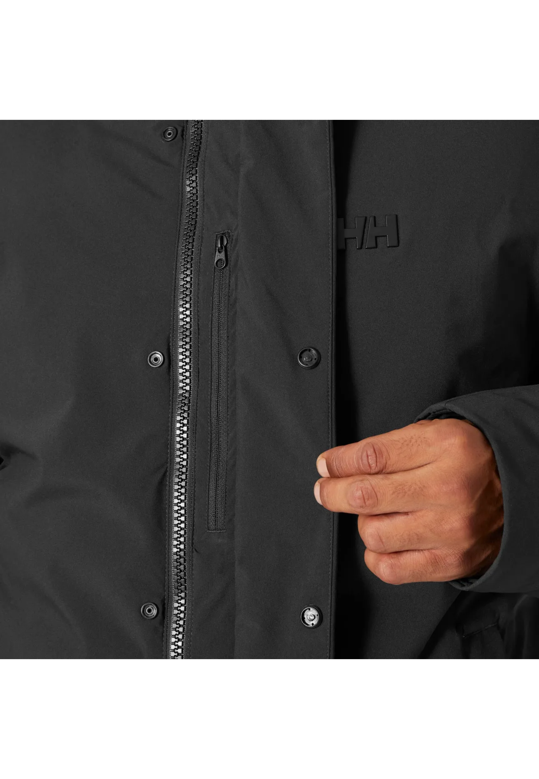 Образ с курткой Helly Hansen Urban Pro Helly Tech Down Coat Black и джинсами для урбан стиля 2026