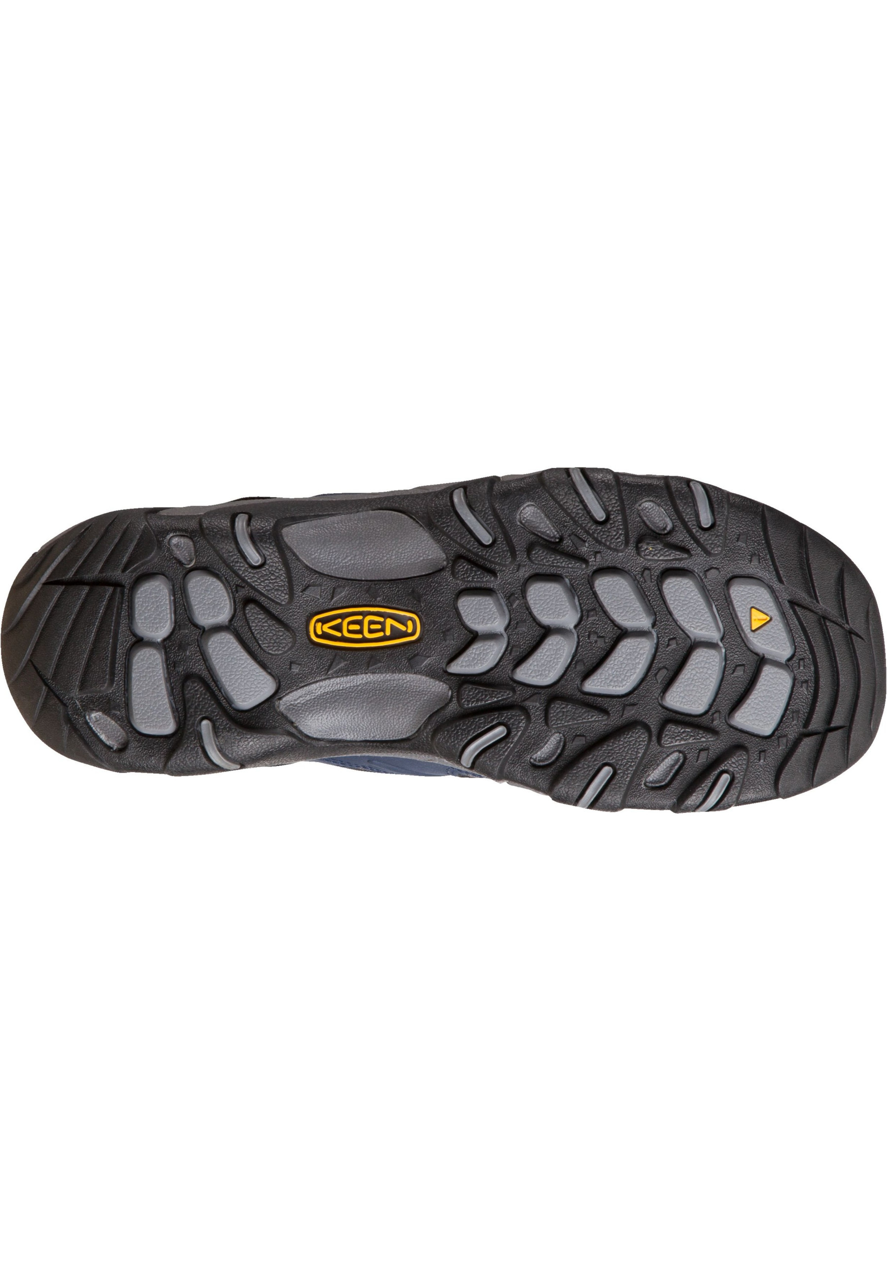 Образ з кросівками KEEN Koven WP Men Blue/Grey та джинсами для активного стилю 2026