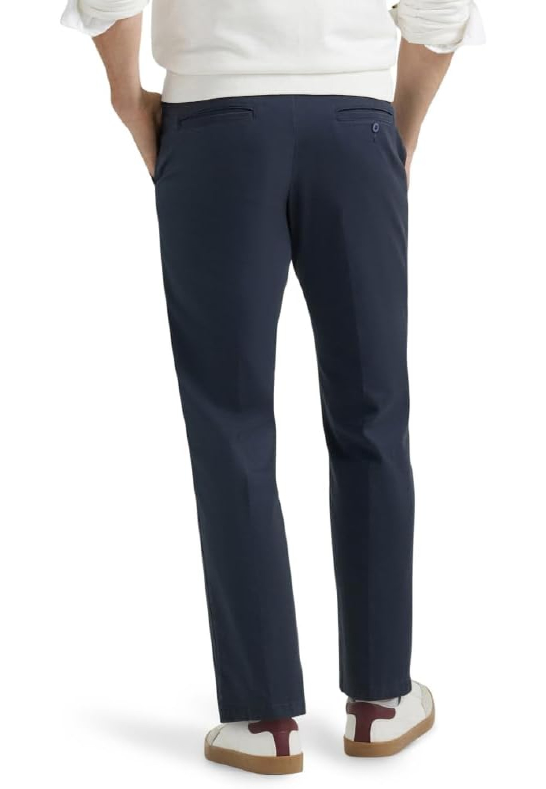Чоловічі штани Lee Extreme Motion Flat Front Slim Straight, колір Navy