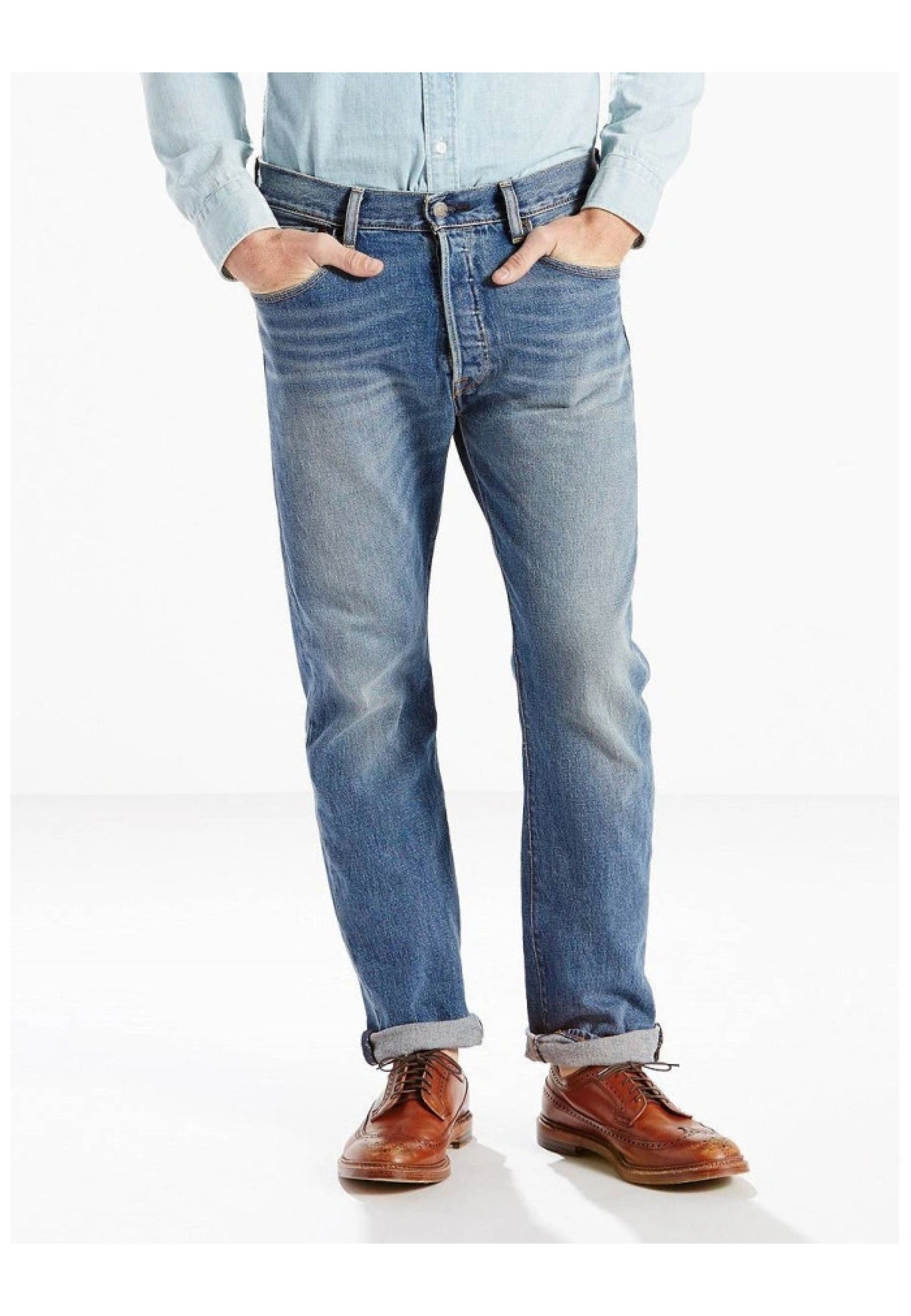 Мужские джинсы Levi's 501 Original Fit The Ben в повседневном образе