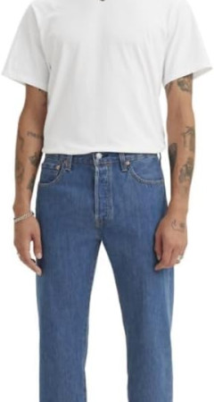 Мужские джинсы Levi's Men's 501 Original Fit Jeans Medium Stonewash
