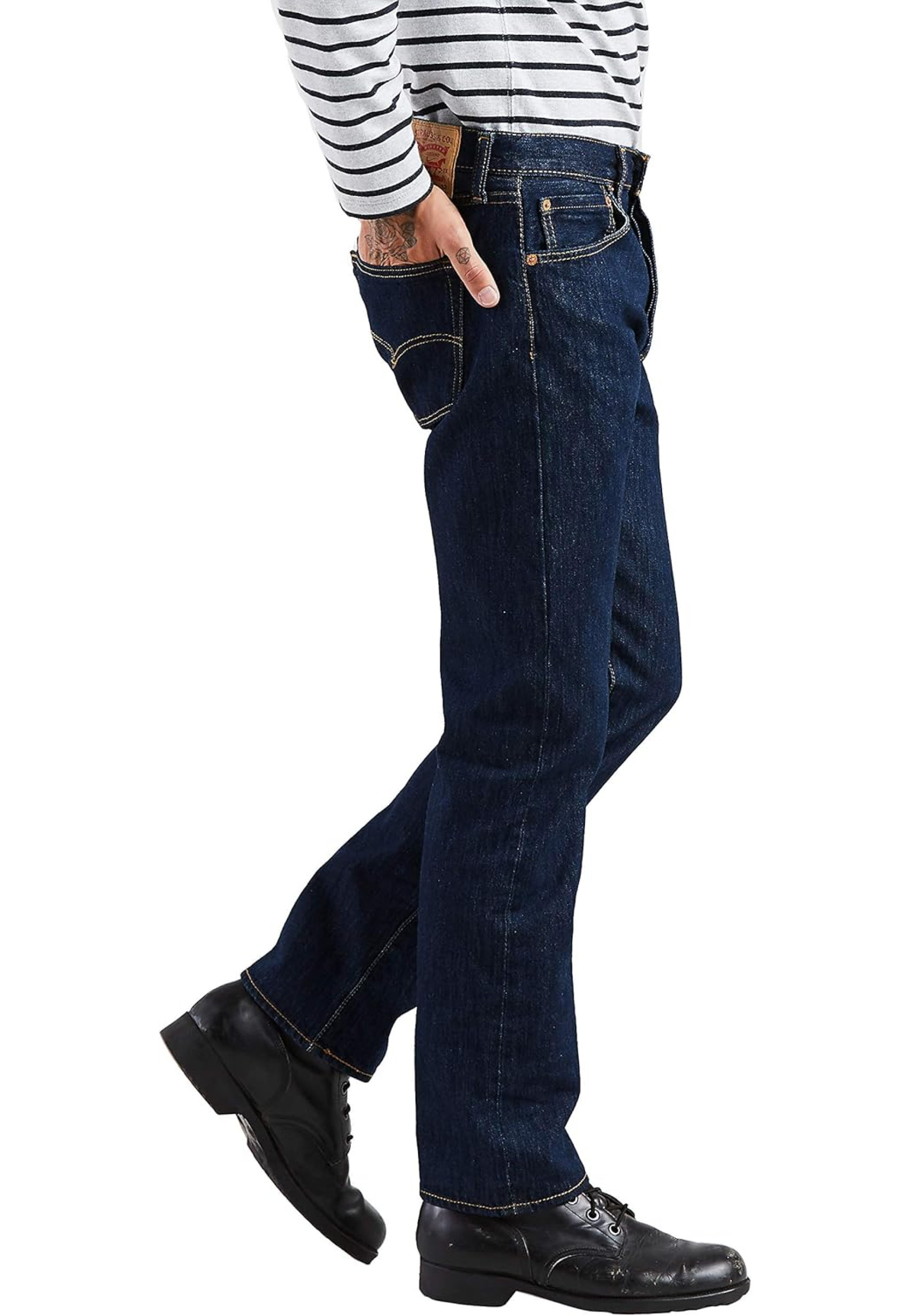 Мужские джинсы Levi's 501 Original Fit Rinse в классическом образе