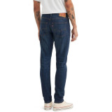 Чоловічі джинси Levi's 512 Slim Taper Red Haze Dark Wash у міському casual образі