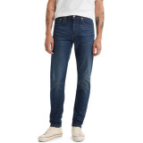 Чоловічі джинси Levi's 512 Slim Taper Red Haze Dark Wash у міському casual образі
