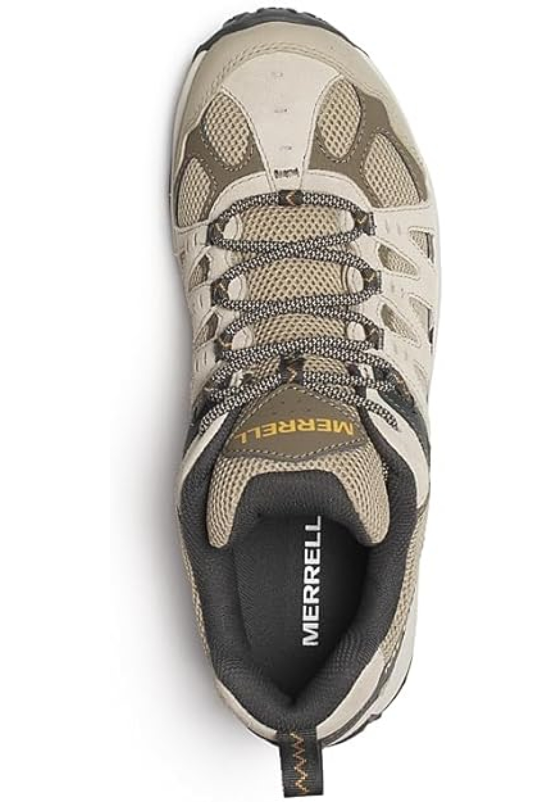 Men's Merrell Accentor 3 hiking shoes in Silt color with sticky rubber sole for trekking