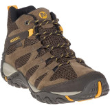 Образ з черевиками Merrell Alverstone Mid Waterproof Merrell Stone на гірській стежці 2025