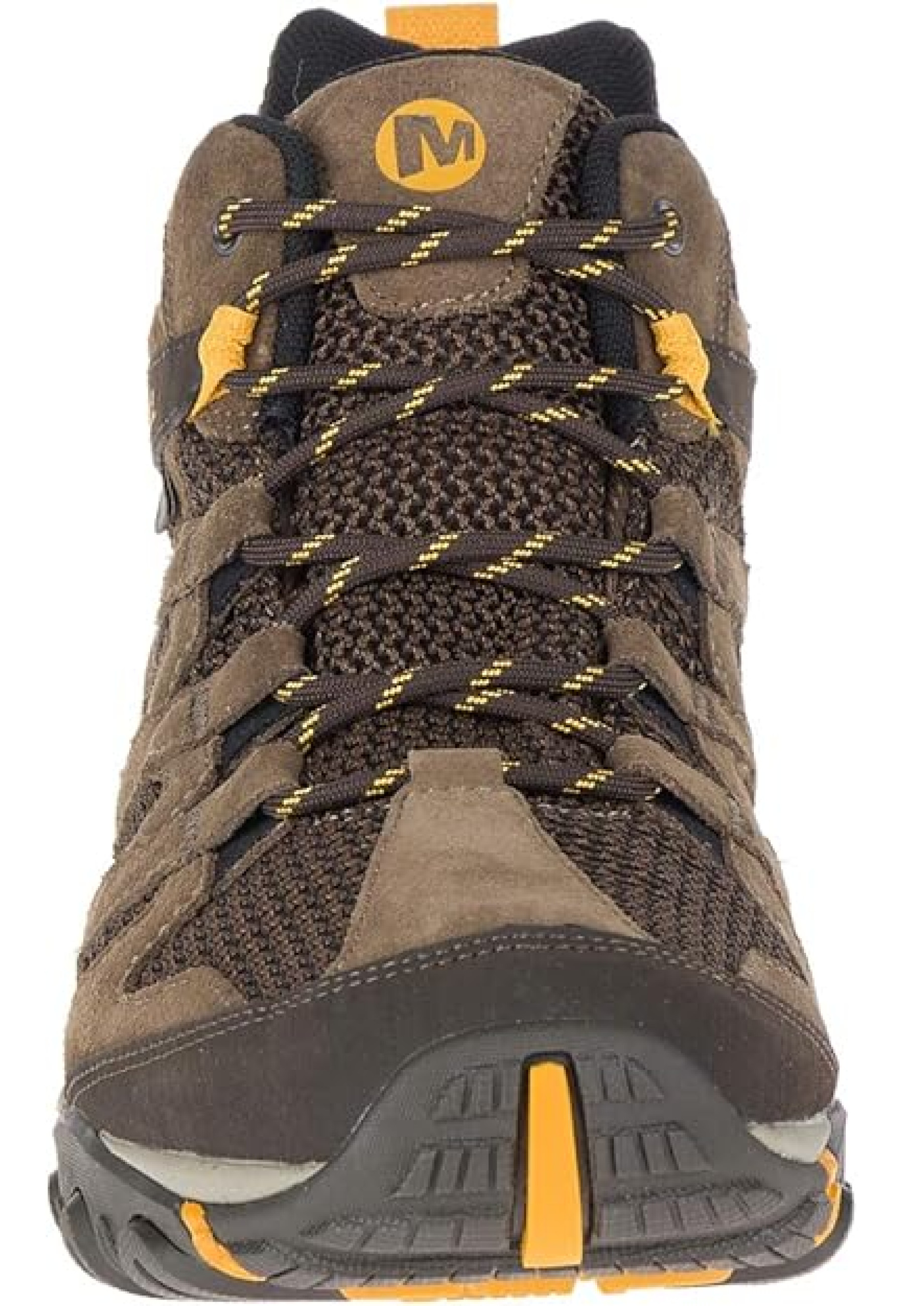 Образ з черевиками Merrell Alverstone Mid Waterproof Merrell Stone на гірській стежці 2025