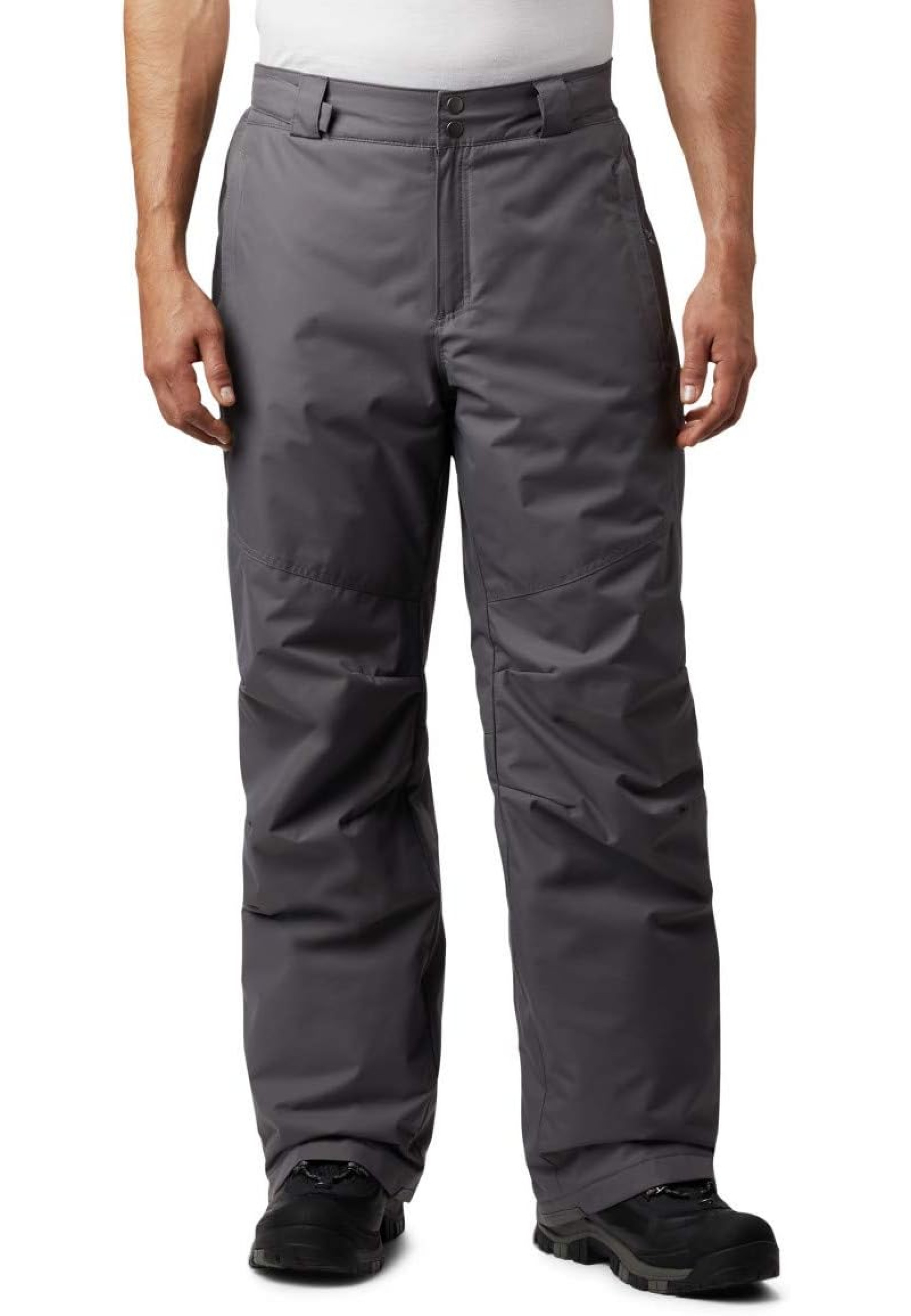 Outfit with Columbia Bugaboo IV Snow Pant City Grey on snowy slope 2026