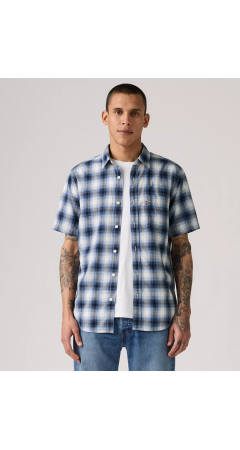 Сорочка Levi's Short-Sleeve Classic Standard Fit Shirt Sydney Plaid Quiet Harbor