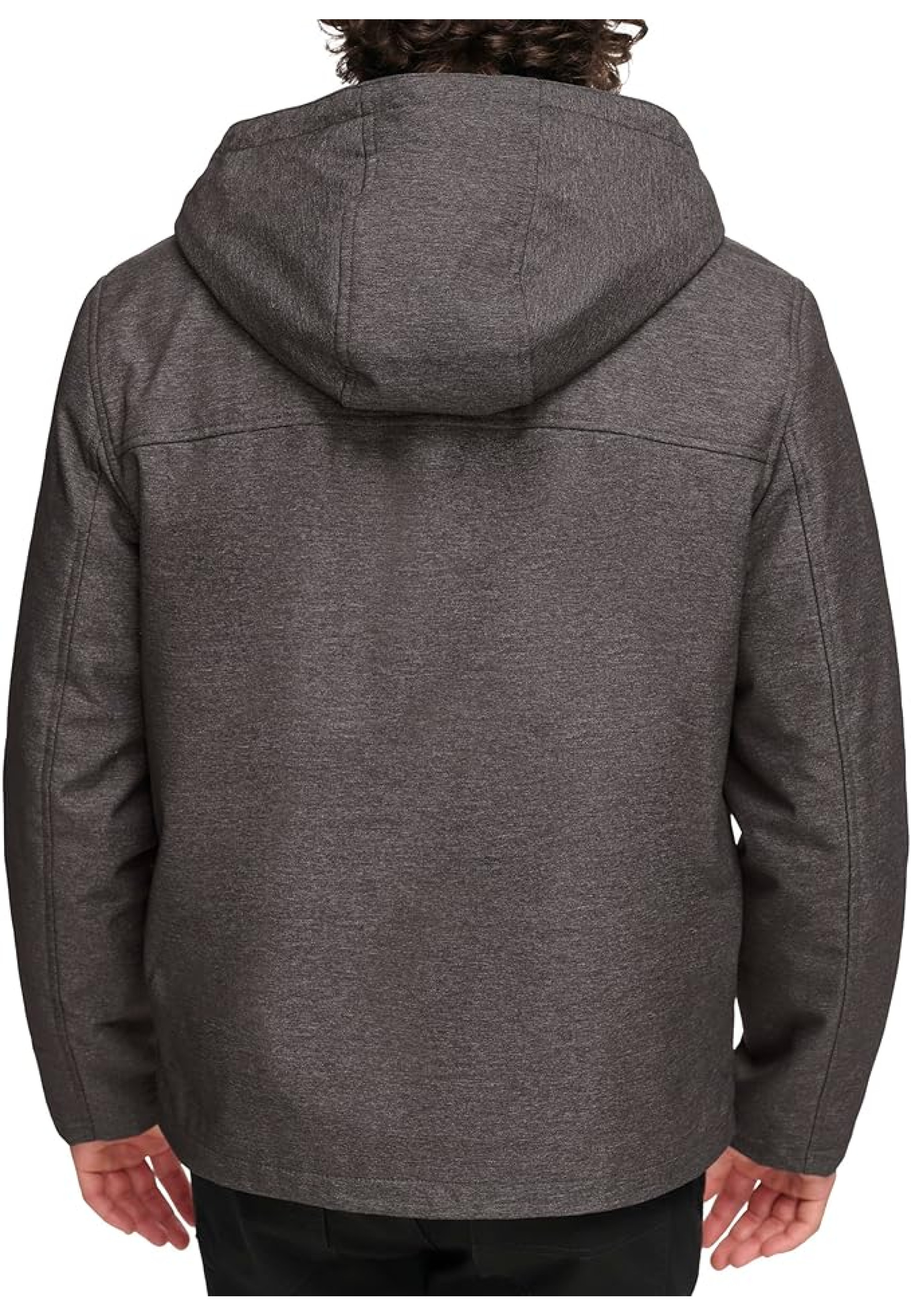 Образ з курткою Levi's Soft Shell Two Pocket Hooded Trucker Graphite Heather та джинсами для активного стилю 2026
