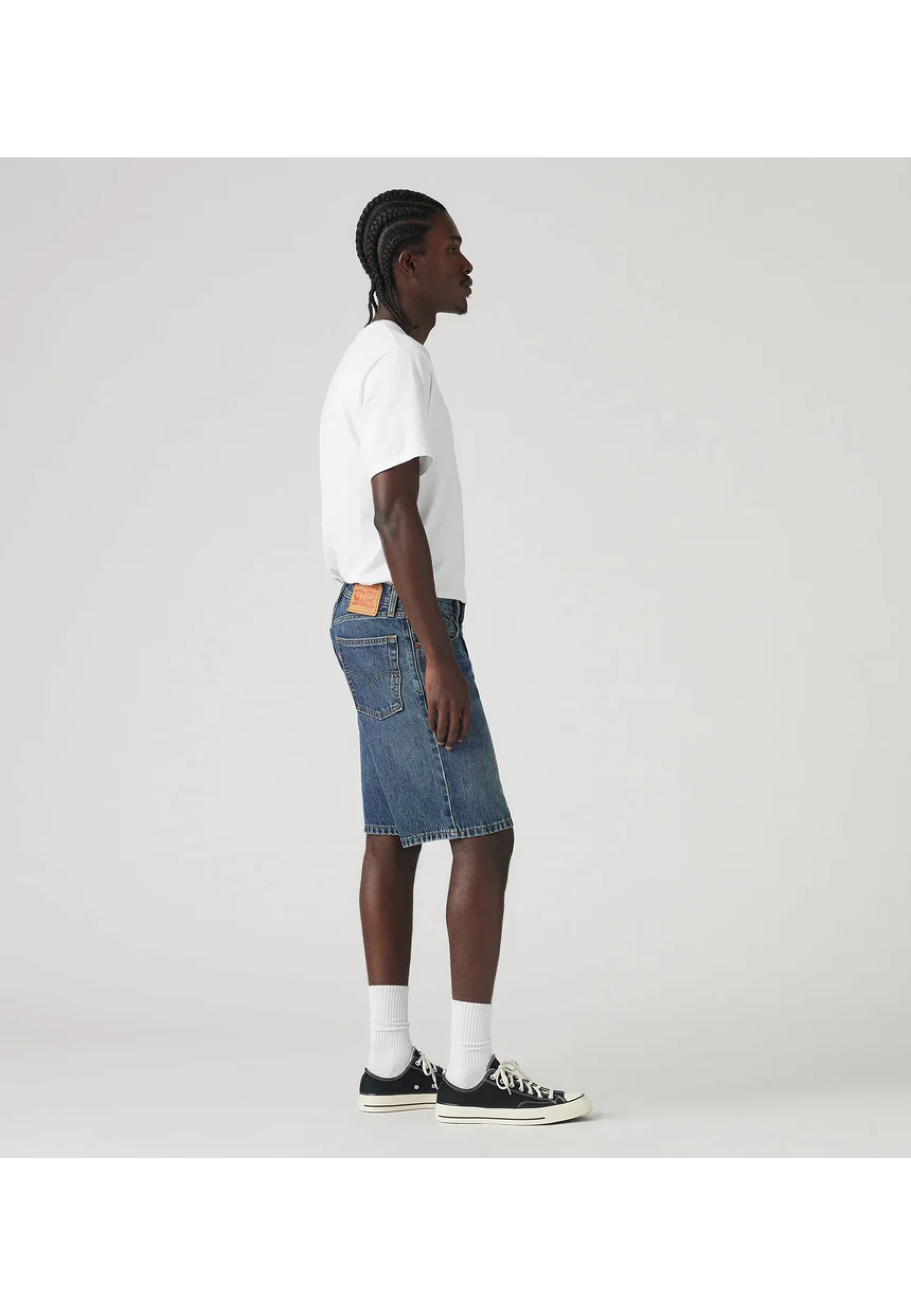 Мужские шорты Levi's 454 Relaxed Fit 10" в цвете Playback Music с классическими джинсами для летнего образа 2026