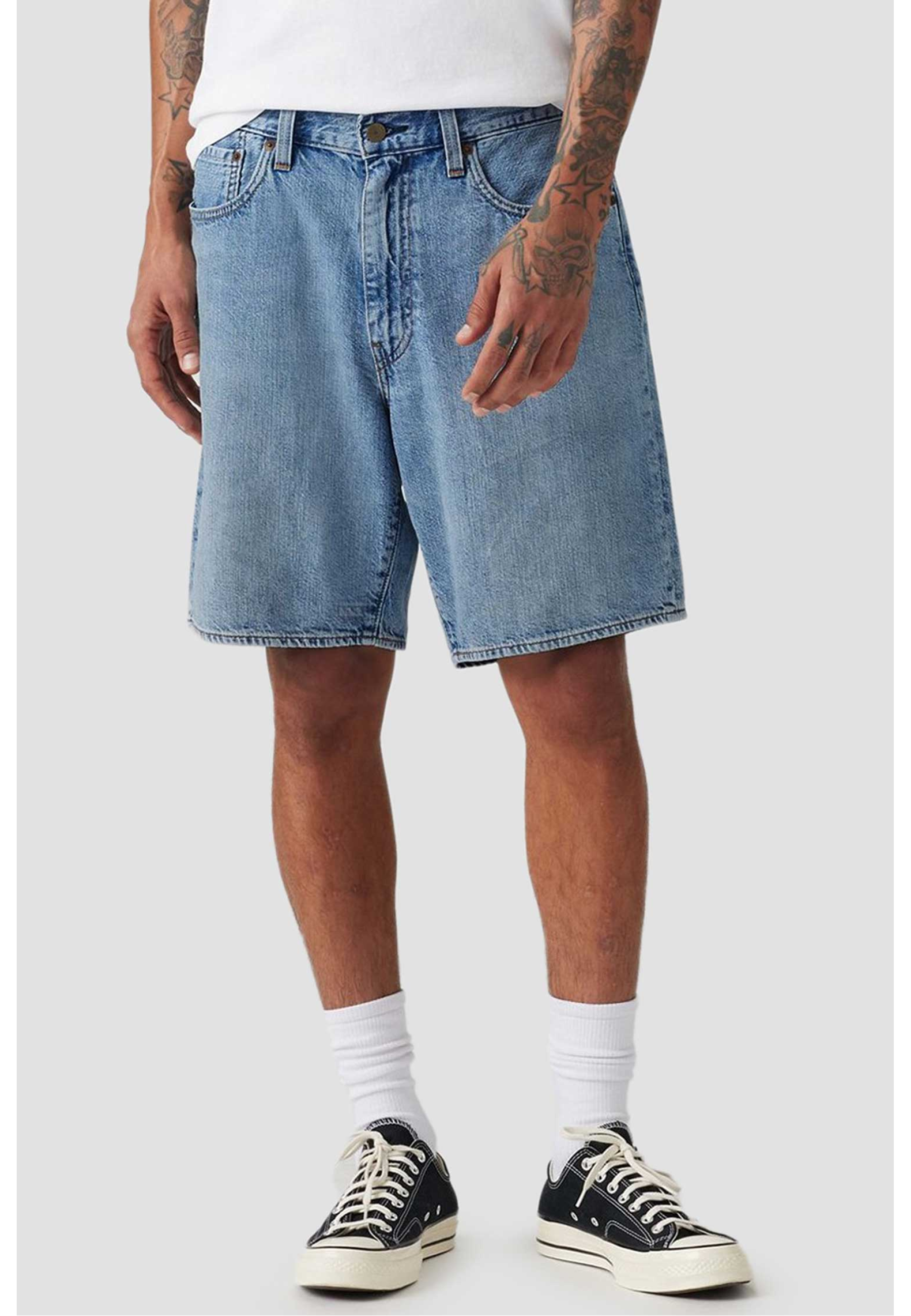 Мужские шорты Levi's 468 Loose 9" Light Jog в активном летнем образе